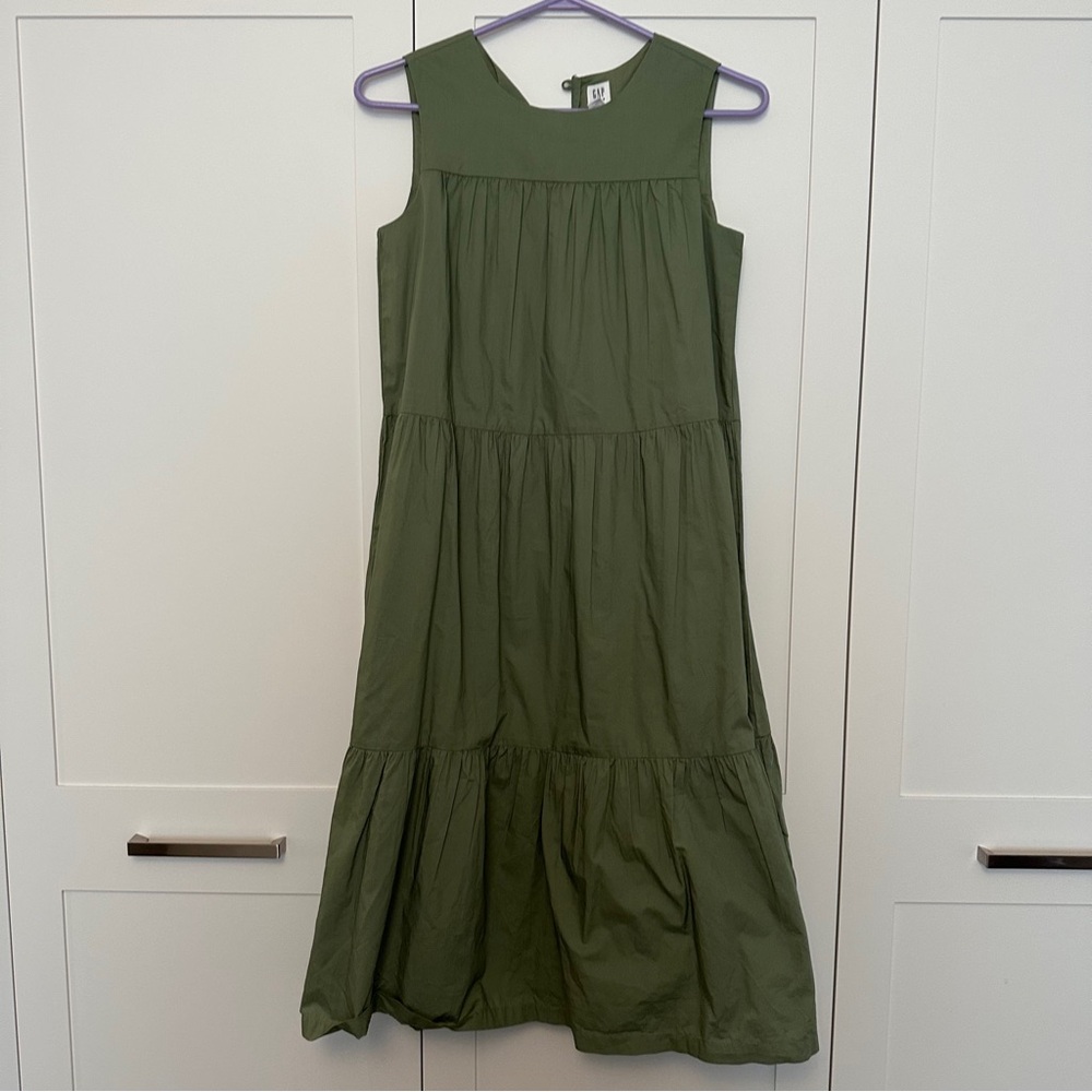 GAP Kids Olive Green Sleeveless Dress